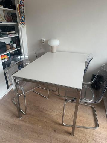IKEA TORSBY tafel chroom keramiek 135x85cm beschikbaar voor biedingen