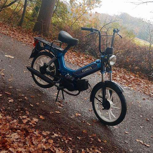 Tomos Blauw, Fietsen en Brommers, Brommers | Tomos, Zo goed als nieuw, Standard, Maximaal 25 km/u, Ophalen