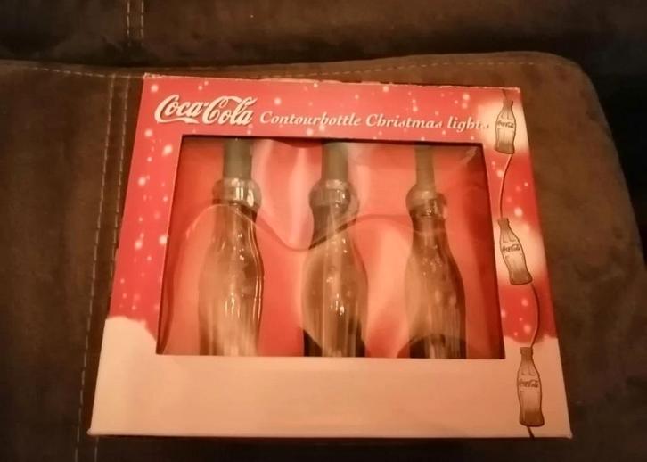 coca cola lichtketting 2002 kerstverlichting in doos, Diversen, Kerst, Gebruikt, Verzenden