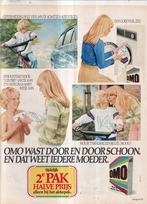 Retro reclame 1982 Omo wasmiddel jongetje crossfiets, Overige typen, Ophalen of Verzenden