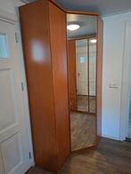 Hoekkast met spiegels - Kledingkast, Huis en Inrichting, Kasten | Kledingkasten, Ophalen, Gebruikt, 100 tot 150 cm, 200 cm of meer