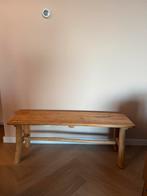 Houten bankje/ salontafel, Ophalen, Gebruikt, Rechthoekig, Minder dan 50 cm