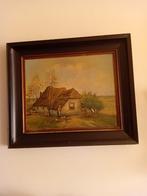 Antiek schilderij oliverf doek, Antiek en Kunst, Ophalen of Verzenden