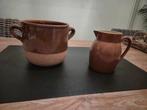 Greskan en Terracotta Geglazuurde Pot, Gebruikt, Overige typen, Ophalen of Verzenden, Overige stijlen