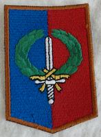Embleem, DT2000, 101 Gevechtssteun Brigade, KL, tot 2009.(2), Ophalen of Verzenden, Landmacht, Nederland, Embleem of Badge