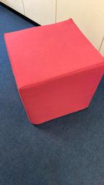 Leuke poef - 45x45x45 cm - Onbeschadigd, Huis en Inrichting, Minder dan 50 cm, Vierkant, Ophalen of Verzenden, Zo goed als nieuw