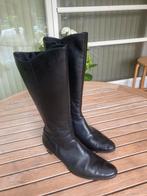 Vibram Zwarte Kalfsleren Laarzen Maat 41, Ophalen, Hoge laarzen, Zwart, Verhulst