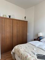 Mooie vintage teak fineer kledingkast, Huis en Inrichting, Kasten | Kledingkasten, Ophalen, Gebruikt, 50 tot 75 cm, 200 cm of meer
