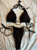 Bruine Shein Bikini met goude elementen, Kleding | Dames, Badmode en Zwemkleding, Bruin, Verzenden, Nieuw, Bikini