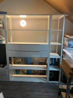 FJÄLKINGE Ikea Witte Kast met Lades en Planken, Huis en Inrichting, Ophalen, Gebruikt, 200 cm of meer, 150 tot 200 cm