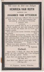 Henrica van Ruth 1855 Someren + 1935 Vlierden, 79 jaar oud, Verzamelen, Verzenden