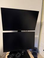 2x Samsung LS24R356FHU monitoren en verticale stand, Computers en Software, Monitoren, Ophalen, HDMI, Full HD, Zo goed als nieuw