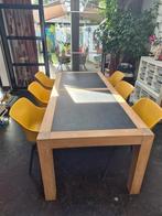 Eettafel, Huis en Inrichting, Tafels | Eettafels, Ophalen, Gebruikt, 200 cm of meer, 50 tot 100 cm