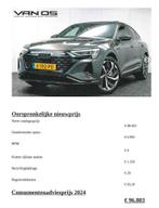 Audi Q8 Sportback e-tron 55 quattro Advanced Edition Plus 11, Auto's, Audi, Automaat, 530 km, Q8 e-tron, Vierwielaandrijving