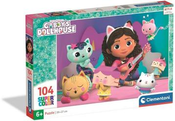 Gabby's Poppenhuis Puzzel - 104 stukjes - Clementoni beschikbaar voor biedingen