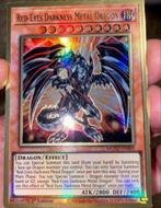 Yu-Gi-Oh! Red Eyes Darkness Metal Dragon MGED 1st Edition !, Hobby en Vrije tijd, Verzamelkaartspellen | Yu-gi-Oh!, Verzenden