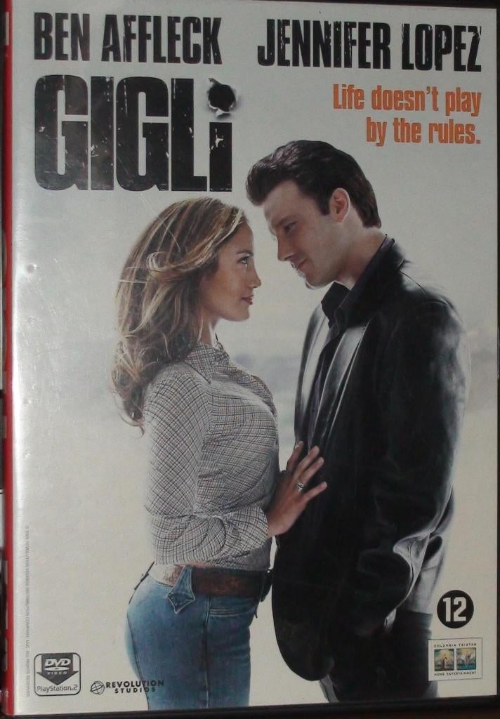dvd gigli, Alle leeftijden, Ophalen of Verzenden, Zo goed als nieuw, Romantische komedie