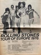 Paginagrote A3 advertentie ROLLING STONES Europe tour, Cd's en Dvd's, Vinyl | Pop, Ophalen of Verzenden