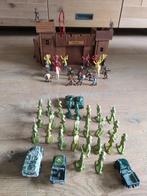 Vintage indianen en cowboy fort + soldaten, Ophalen of Verzenden