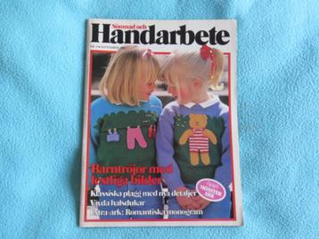 Zweeds handwerkblad: Sömnad och handarbete september 1984 beschikbaar voor biedingen