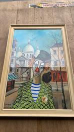 Clown schilderij, Antiek en Kunst, Kunst | Schilderijen | Klassiek, Ophalen of Verzenden