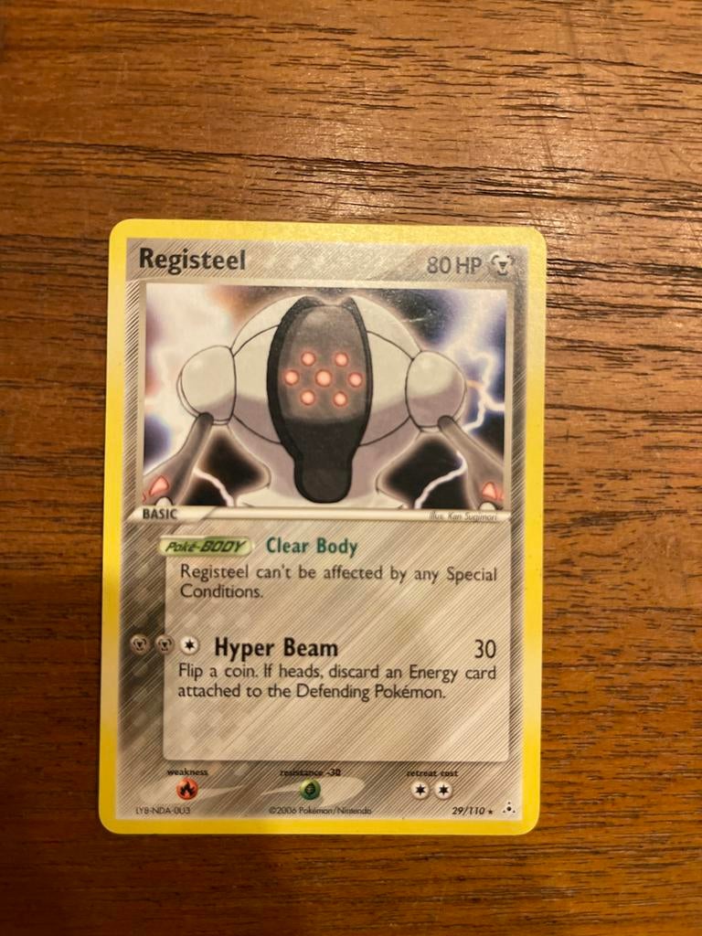 Registeel 29/110 - Pokémon kaart, Ophalen of Verzenden, Gebruikt, Losse kaart