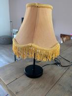 Vintage tafellamp franjes, Huis en Inrichting, Ophalen, Zo goed als nieuw, Minder dan 50 cm