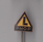FNOP emaille Verkeersbord speldje, Verzamelen, Gebruikt, Niet vindbaar, Niet vindbaar, Speldje of Pin