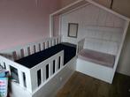 Kinderbed 70x180 met speelgoedlade en bankje, Ophalen, Gebruikt, 70 tot 85 cm, Lattenbodem