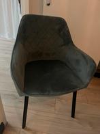 Stoelen van velvet stof, Huis en Inrichting, Stoelen, Ophalen of Verzenden, Zo goed als nieuw, Stof, Twee