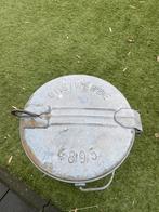 Vintage Metalen Emmer met Deksel - Oostwede 4895, Ophalen, Gebruikt, IJzer, Met deksel