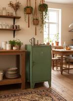 Vintage metalen werkplaats kastje, Huis en Inrichting, Kasten | Overige, Ophalen, Gebruikt