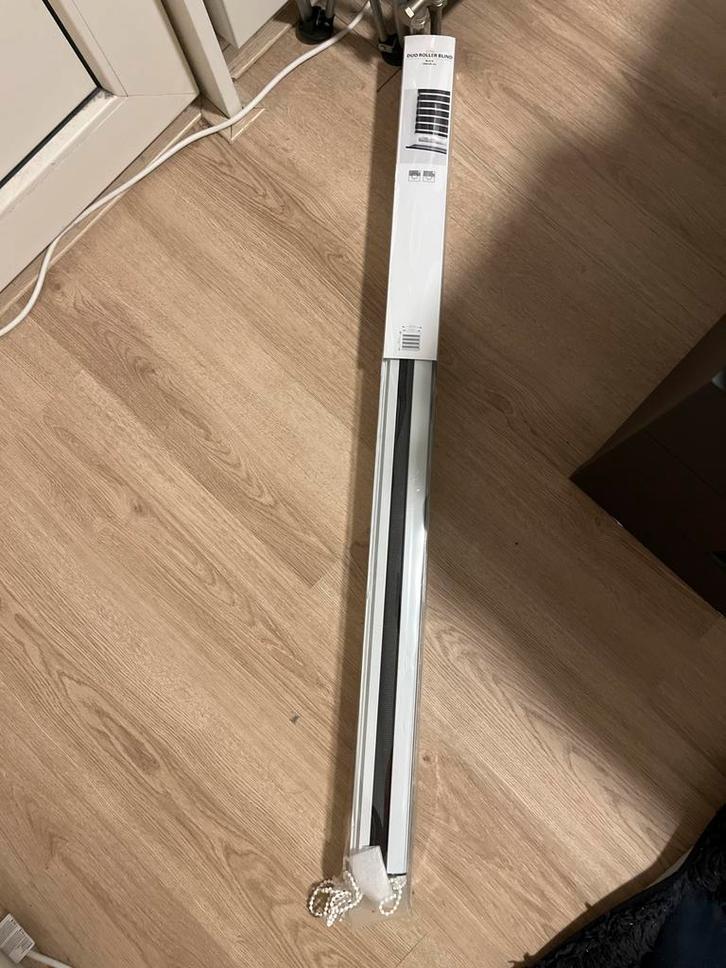 Duo rolgordijn Jysk Alsten 100x80 Nieuw, Huis en Inrichting, Stoffering | Gordijnen en Lamellen, Nieuw, Minder dan 100 cm, 100 tot 150 cm