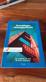 Mr.A.M.M.M. van Zeijl - Grondslagen Vermogensrecht, Ophalen of Verzenden, Zo goed als nieuw, Mr.A.M.M.M. van Zeijl; M.P.L. Adriaansen