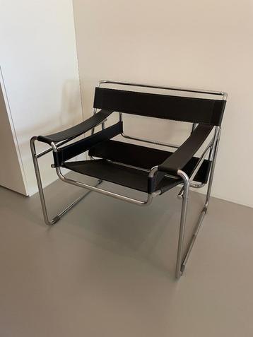 Marcel Breuer B3 Wassily stoel chair fauteuil zwart beschikbaar voor biedingen