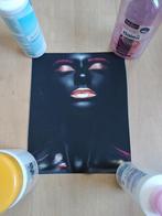 Canvas poster vrouw, Huis en Inrichting, Woonaccessoires | Schilderijen, Tekeningen en Foto's, Minder dan 50 cm, Nieuw, Ophalen of Verzenden