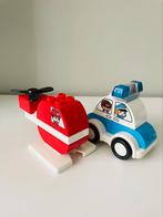 Duplo | Politieauto en brandweerhelicopter 10957 - SET 1, Ophalen of Verzenden, Zo goed als nieuw, Duplo