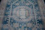 Leuk vloerkleed Perzisch vintage oosters blauw 160 x 220 cm., 150 tot 200 cm, Ophalen of Verzenden, Crème, Rechthoekig