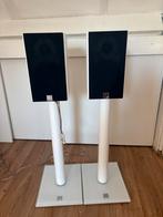 2 Dali Zensor 1 box met standaarden, Audio, Tv en Foto, Luidsprekers, Gebruikt, Minder dan 60 watt, Front, Rear of Stereo speakers