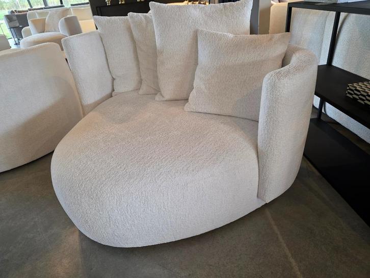 Plectrum lsa dolly wit - Passe Partout nieuw showroommodel, Huis en Inrichting, Fauteuils, Nieuw, Stof, 50 tot 75 cm, 75 tot 100 cm