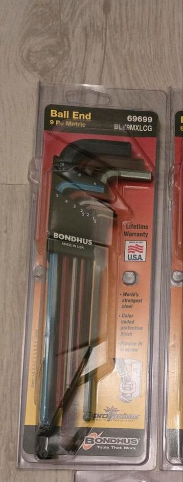 AFHALEN Bondhus set inbussleutels beschikbaar voor biedingen