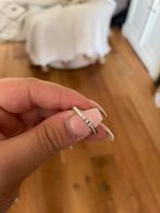 Gouden ring met diamanten, incl certificaat, Sieraden, Tassen en Uiterlijk, Ringen, Gebruikt, Wit, Ophalen of Verzenden, Kleiner dan 17