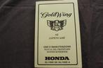 Honda GL1500 SE Aspencade 1996 instructie boekje Goldwing, Motoren, Handleidingen en Instructieboekjes, Ophalen of Verzenden, Honda