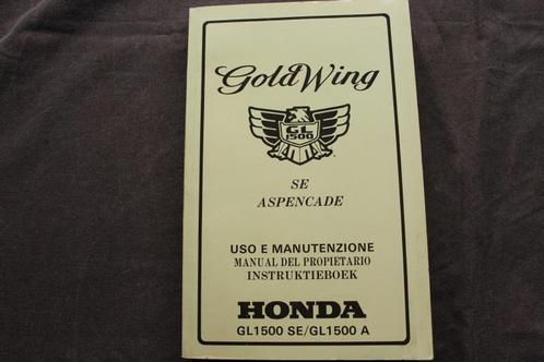 Honda GL1500 SE Aspencade 1996 instructie boekje Goldwing, Motoren, Handleidingen en Instructieboekjes, Honda, Ophalen of Verzenden