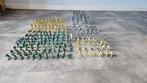 WWII plastic soldaatjes + voertuigen – vintage speelgoed, Ophalen of Verzenden, Gebruikt