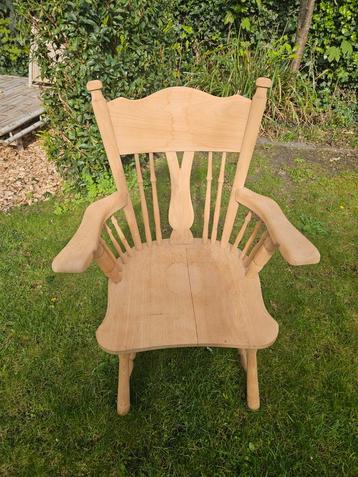 houten stoel brocante