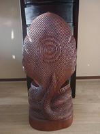 Naga Boeddha Beeld - Uniek en Massief Hout!, Ophalen, Gebruikt