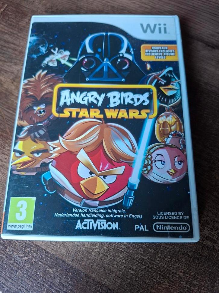 Angry Birds Star Wars - Wii, Spelcomputers en Games, Games | Nintendo Wii, Zo goed als nieuw, Puzzel en Educatief, 1 speler, Vanaf 3 jaar