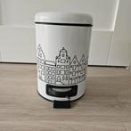 Pedaalemmer / Vuilnisbak met Huisjes Design, Huis en Inrichting, Woonaccessoires | Prullenbakken, Ophalen, Met pedaal, Zo goed als nieuw