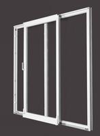 Kunststof Kiepschuifpui L | 200 X 215 Cm | Antraciet RAL 701, Niet ingevuld, Kunststof, Niet ingevuld, Nieuw